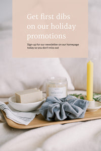 Tuesday Tip - Newsletter subscribers get first dibs on our holiday promotions