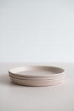 CINK eco-friendly sustainable children's bamboo plates set of 3 in fog.