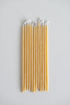 12 gala beeswax candles