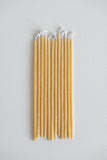 12 gala beeswax candles