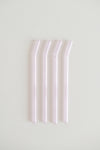 Glass Straws Bent Set